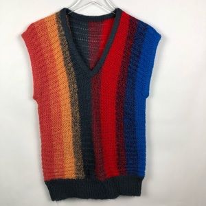 Vintage | Women’s Vneck Sleeveless Sweater |